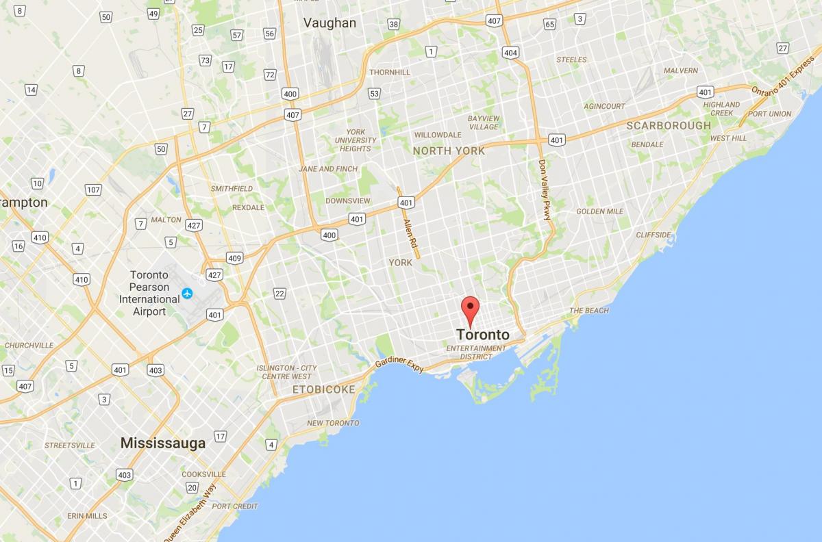 Карта Болдуин районе Торонто