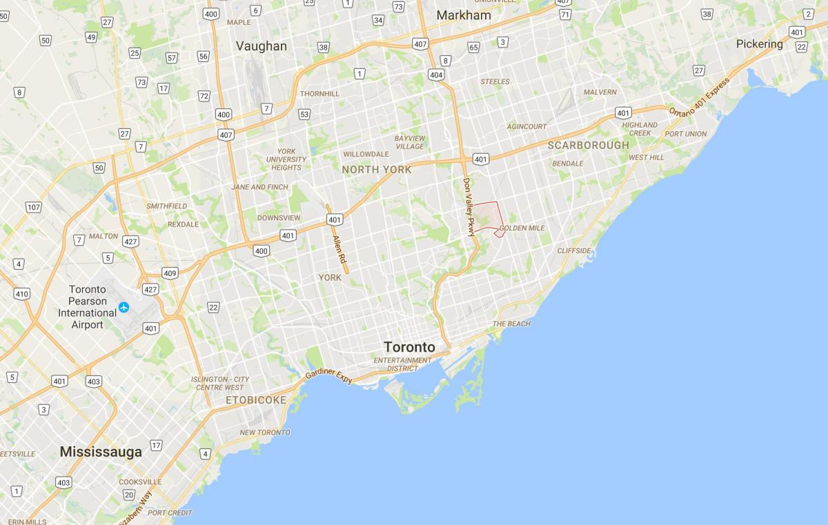 Карта Виктории районе Торонто