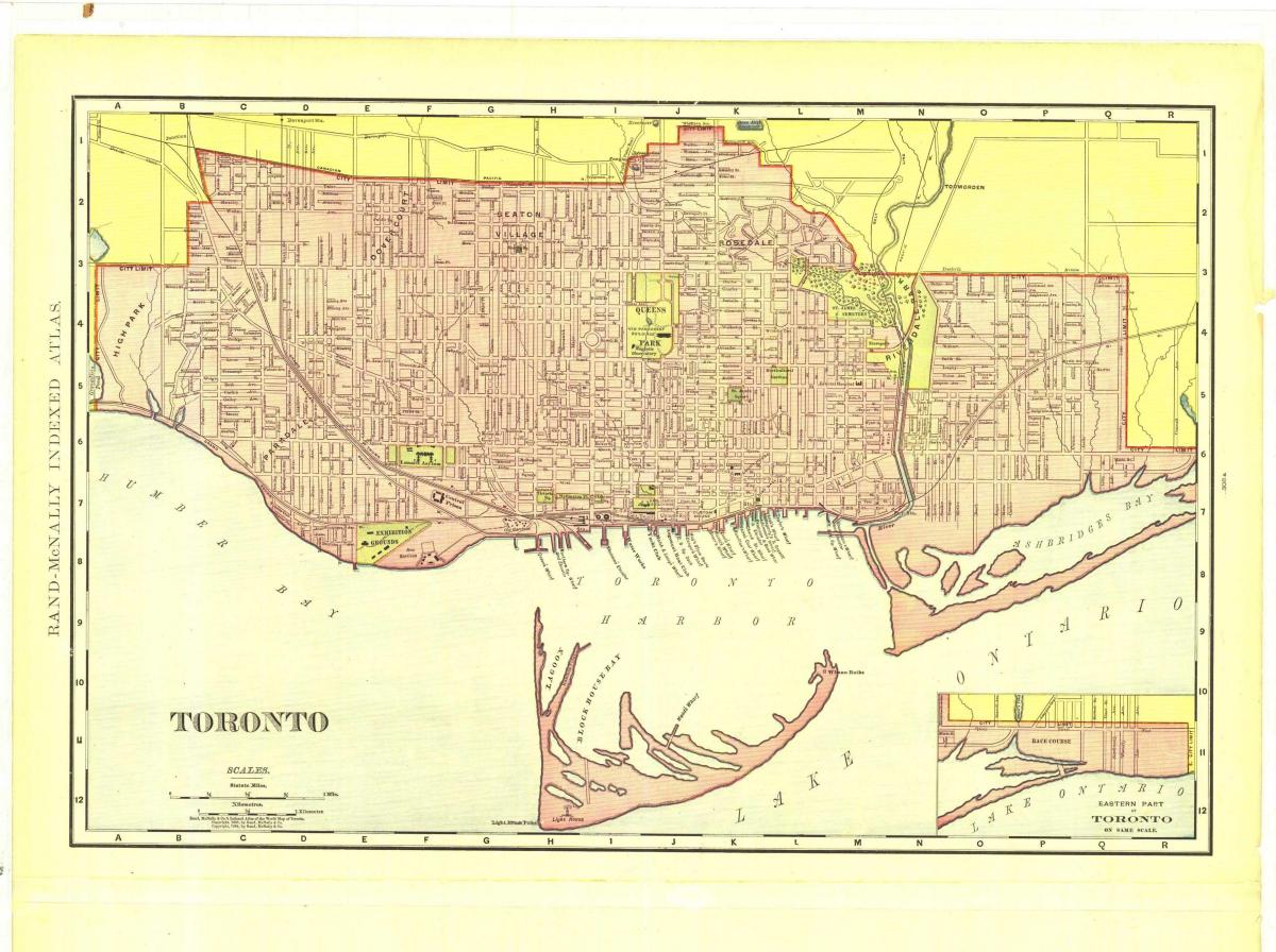 Карта исторического Торонто