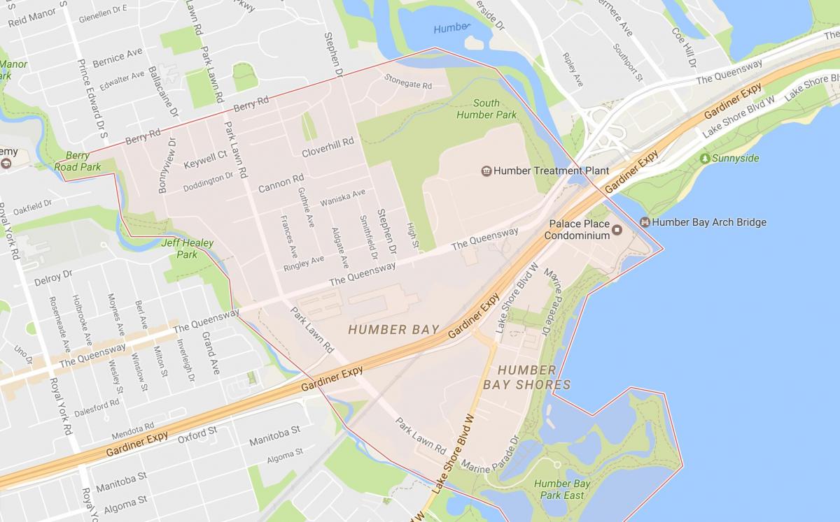Карту в stonegate-Квинсвей районе районе Торонто