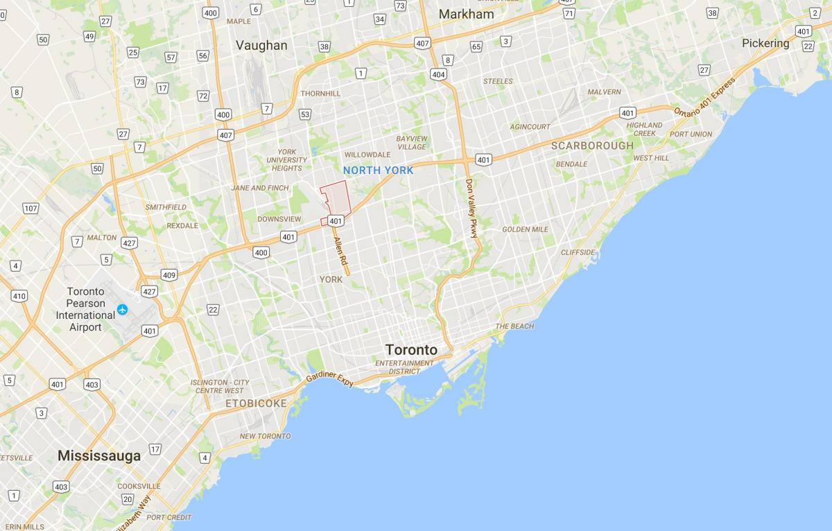 Карта Клантоне районе Торонто