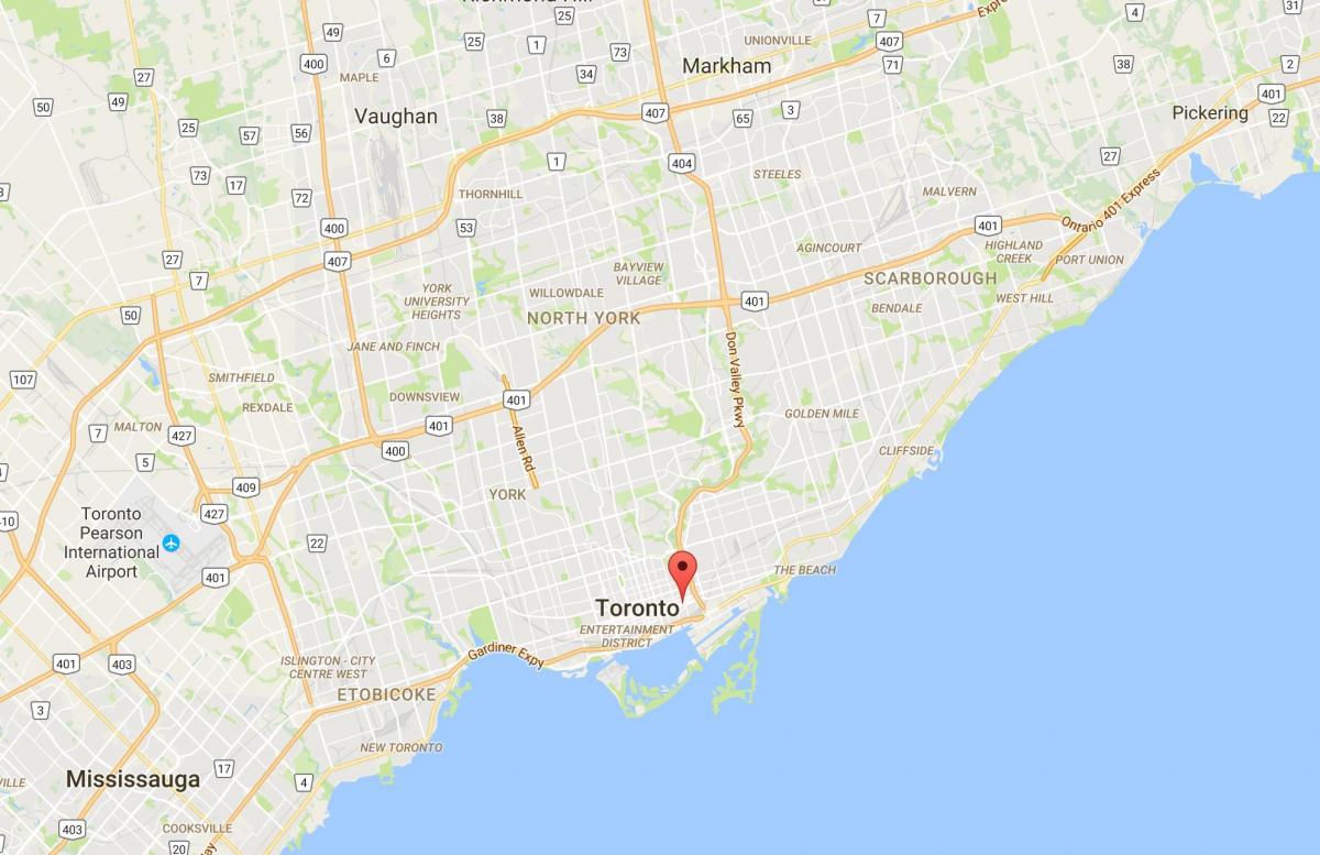 Карта города корктаун район Торонто