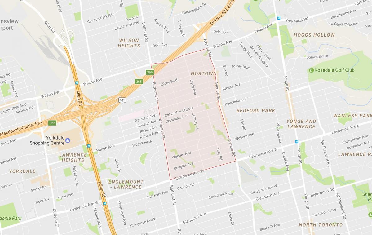 Карта Ледбери Парк Торонто