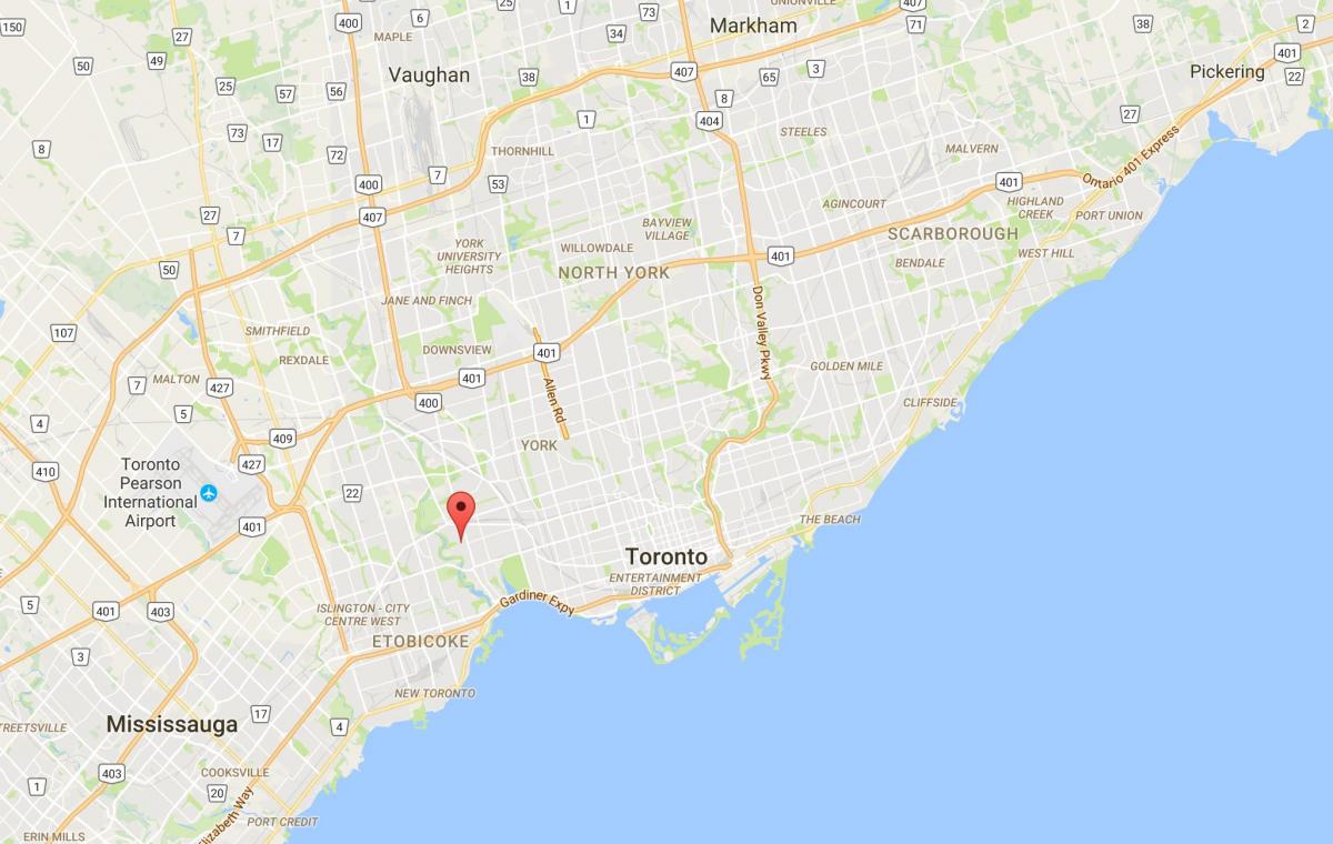Карта малыш районе Торонто