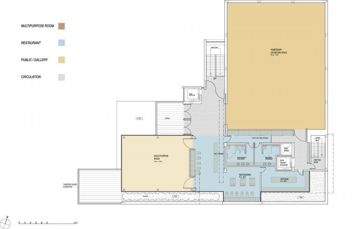 Карта музей Гардинера втором этаже