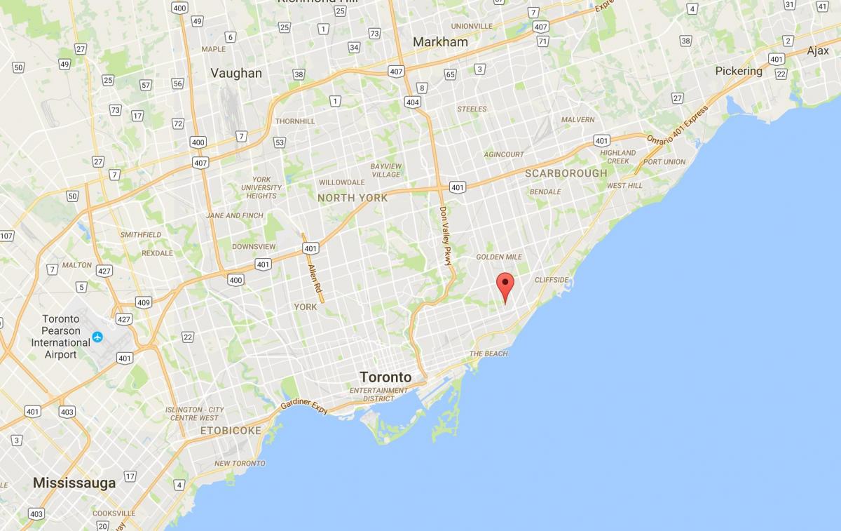 Карту Окридж район Торонто