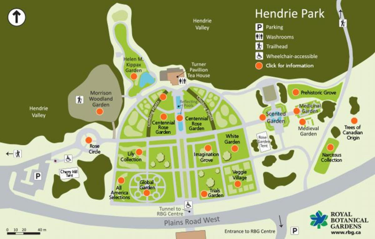 Карта Хендри Парк РБГ 