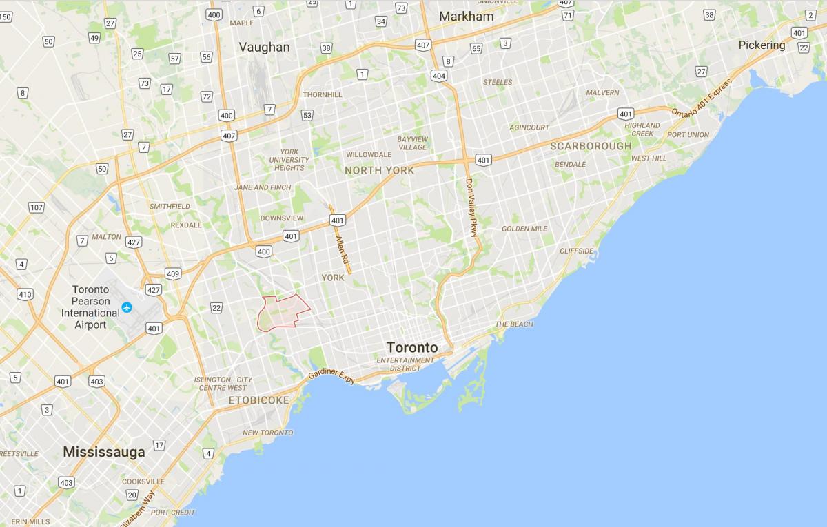 Карта Рокклифф–Смит район Торонто