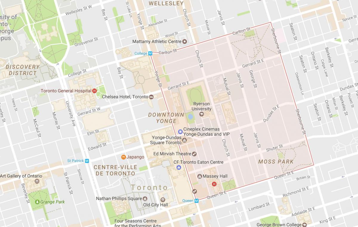Карта Торонто Торонто Сити