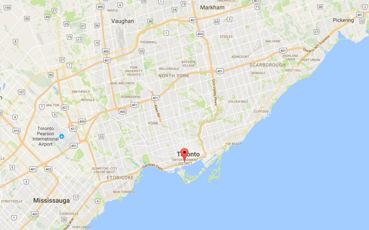 Карта следующих Торонто