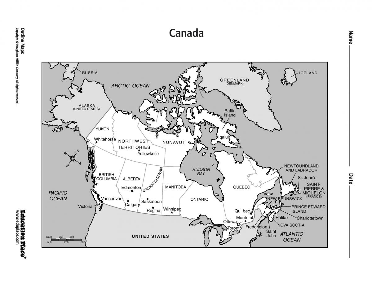 Карта Торонто Канада