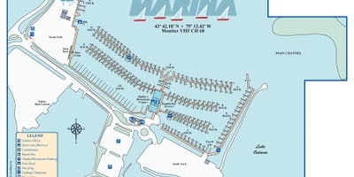 Карта Блафферс Парк Марина