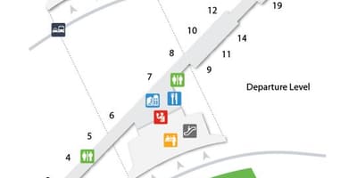 Карта Буффало Ниагара, уровень вылета 