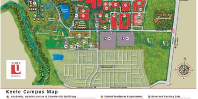 Карта Йорке кильского университета кампуса