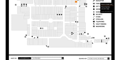 Карта торгового центра yorkdale 