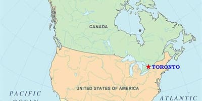 Карта Торонто США