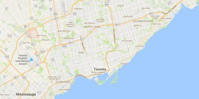 Карта Clairville район Торонто