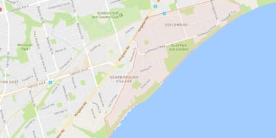 Карта Guildwood районе Торонто