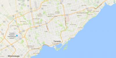 Карта Parkwoods район Торонто