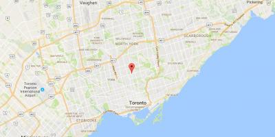 Карта yonge и eglinton район Торонто