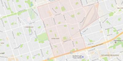 Карта Азенкуре районе Торонто