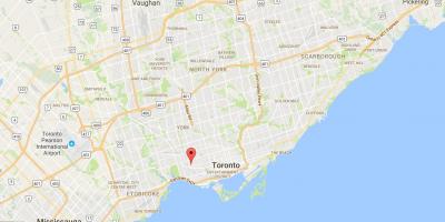 Карта Броктоне районе Торонто