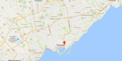 Карта Винокурни районе Торонто