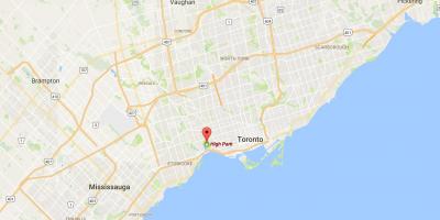 Карта достопримечательностей район Торонто