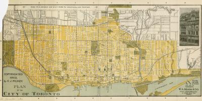 Карта города Торонто 1903