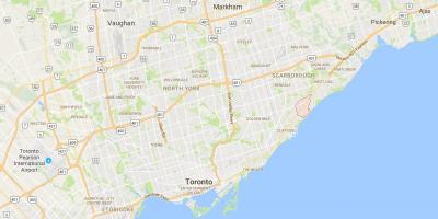 Карта Скарборо районе Торонто