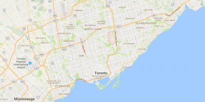 Карта Дон Миллс район Торонто