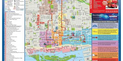 Карта достопримечательности Торонто