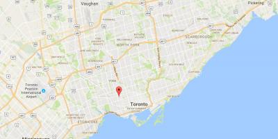 Карта Дувркорт районе Торонто