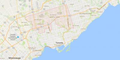Карта города Торонто Торонто