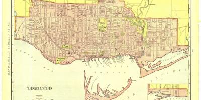 Карта исторического Торонто