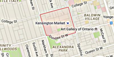 Карта Кенсингтонский рынок