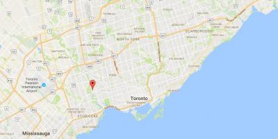 Карта Ламбтон район Торонто
