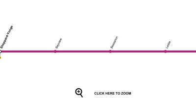 Карта Торонто линия метро 4 Шеппард