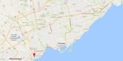 Карта Лонг-Бранч район Торонто