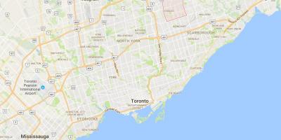Карта Милликен район Торонто