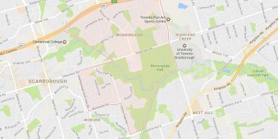Карта Морнингсайд районе Торонто