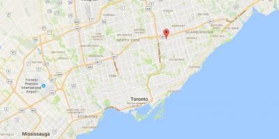 Карта Мэривейл район Торонто