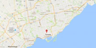 Карта открытий районе Торонто