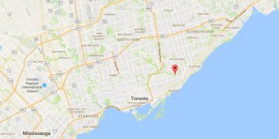 Карта Полумесяца города Торонто