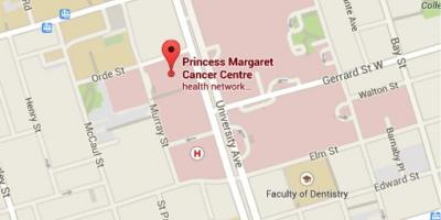Карта Принцесса Маргарет онкологический Центр Торонто