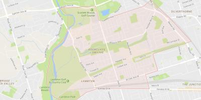 Карта Рокклифф–Смит районе Торонто