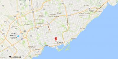 Карта Кенсингтонский рынок район Торонто