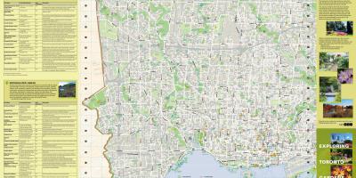 Карта сады Торонто Запад