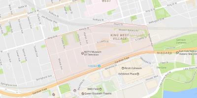 Карта свободы деревне районе Торонто