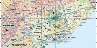 Карта скоростных Торонто